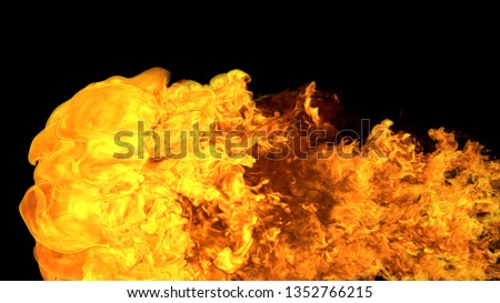 Fire flame background.