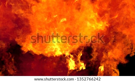 Fire flame background.