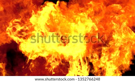 Fire flame background.