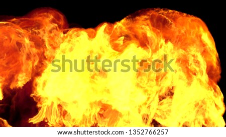 Fire flame background.