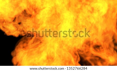 Fire flame background.