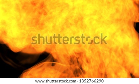 Fire flame background.