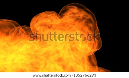 Fire flame background.