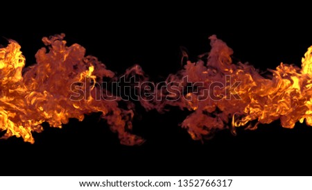 Fire flame background.