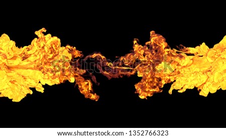 Fire flame background.