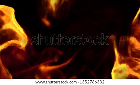 Fire flame background.