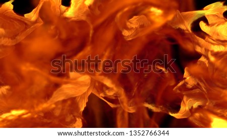 Fire flame background.