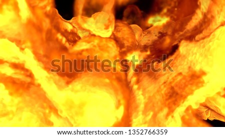 Fire flame background.