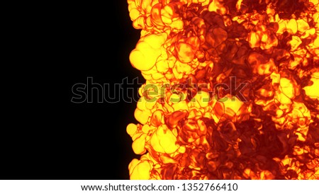 Fire flame background.