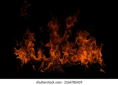 Fire Flame Motion Pattern Abstract Texture. Burning Fire, Flame Overlay Background.