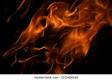 Fire Flame Motion Pattern Abstract Texture. Burning Fire, Flame Overlay Background.