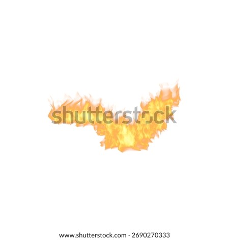 fire flame with transparent background