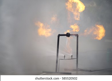 Fire flames