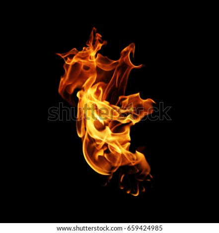 Fire flames