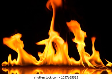 Fire flames background