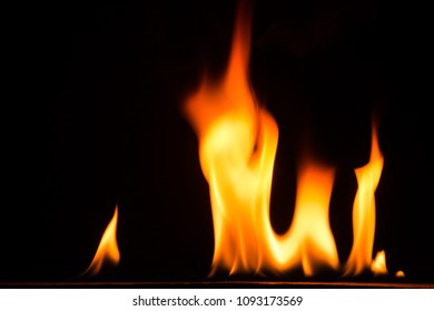 Set Fire Flames Transparency Isolated On Stock Vector Royalty Free