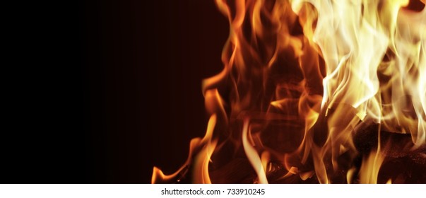 Fire flames background