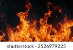 Fire Flames Background Overlay, Realistic, Flames, Fire Particles