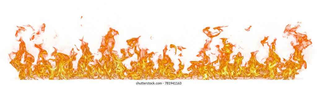 Fire Flames Isolated On White Background Stock Photo (Edit Now) 784517785