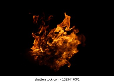 Similar Images, Stock Photos & Vectors of Fire flames - isolated on