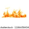 fire white background