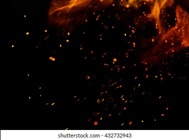 Glitter Lights Backgroundabstract Dark Glitter Fire Stock Illustration ...