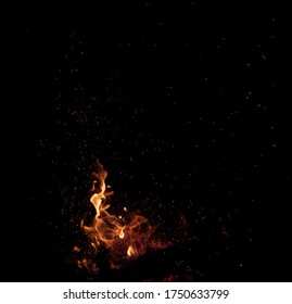 Fire Flames Sparks Overlay Texture