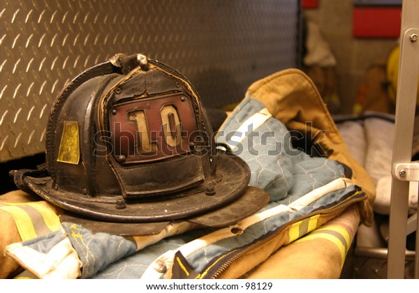 Fire Helmet Stock Photo (Edit Now) 98129