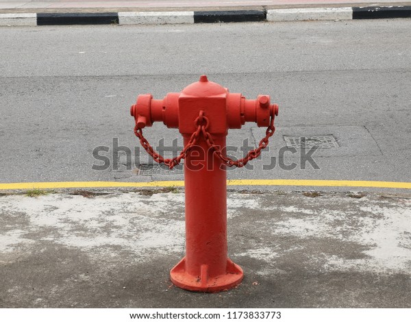 fire hydrant beside the road.\
