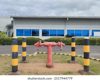 fire hydrant in front of office building 