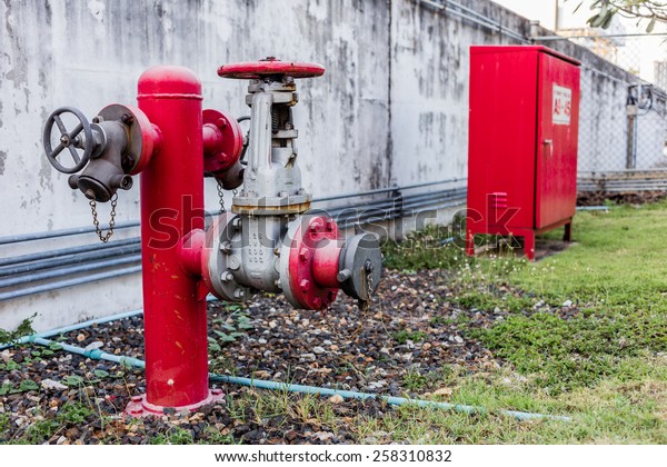 Fire Hydrant Hydrant Hose Box Stock Photo (Edit Now) 258310832