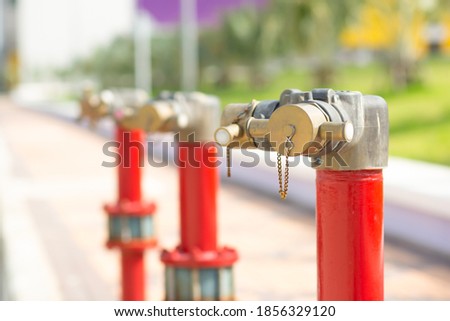 Fire hydrant install at sidewalk.
