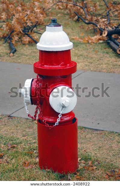 Fire Hydrant Pole On Street Stock Photo 2408922 | Shutterstock