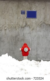 fire hydrant in the snow