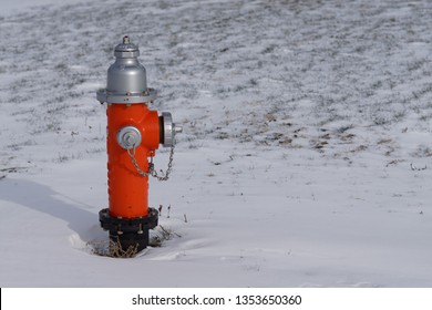 Fire Hydrant In Snow At WEndy Park, Cleveland