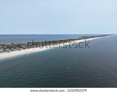 Fire Island views from Drone Ocean Beach, Atlantique, Kismet, Saltaire Fairharbor beach waves