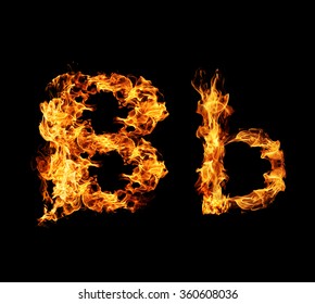 Fire Letter B Stock Photo 360608036 | Shutterstock