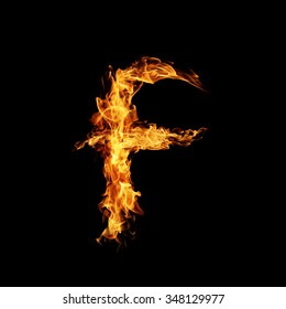 Fire letter F.
