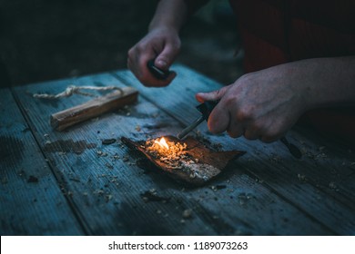 Fire Making In The Wild (wilderness Survival)