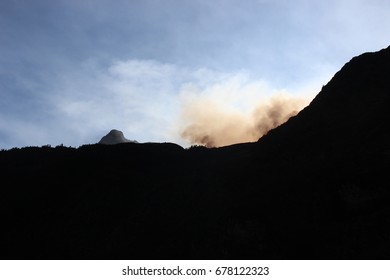 fire in the mountains