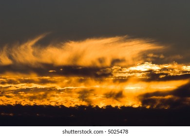 Fire on the sky - Shutterstock ID 5025478