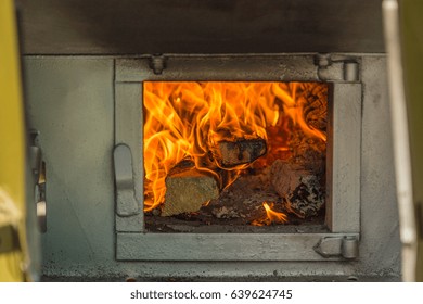 Fire in the oven
