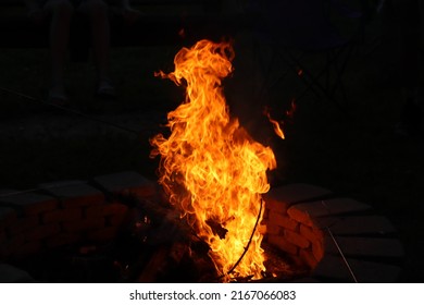 Fire in a Fire Pit