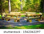 Fire Pit at the Amnicon Falls State Park in Wisconsin