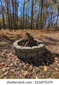 Fire Pit Ready For A Fall Night 