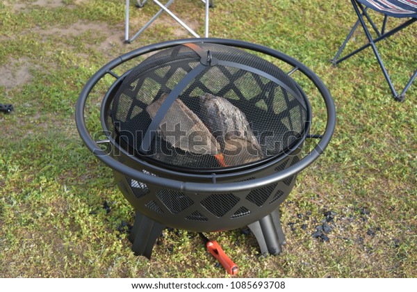 Fire Pit Ready Light Stock Photo Edit Now 1085693708