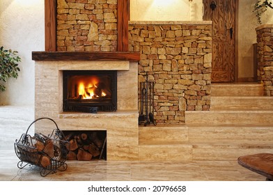 Fire Place In Living Room