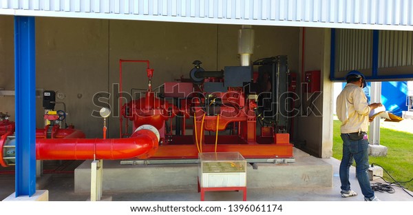 Fire Protection Fire Pump Room Stock Photo Edit Now 1396061174