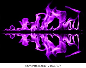 Fire purple graphics