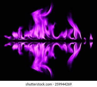 Fire purple graphics